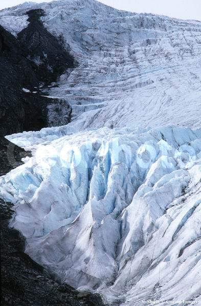 Glaciers and snow mountains