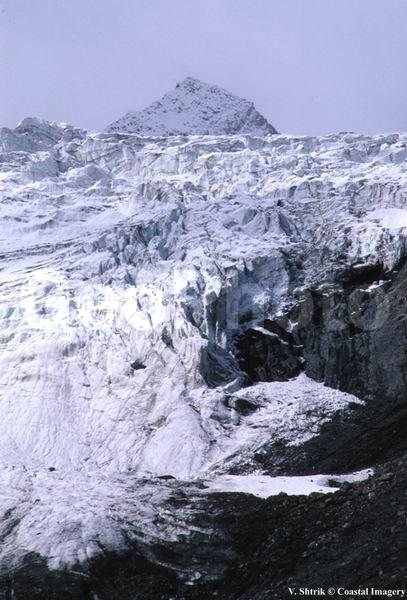 Glaciers and snow mountains