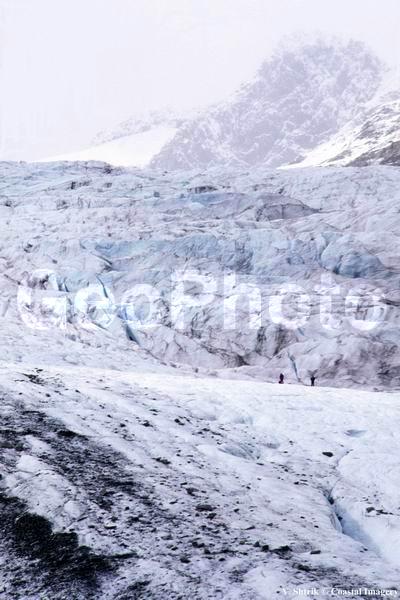Glaciers and snow mountains