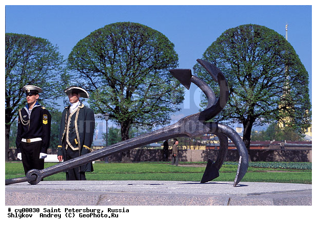 300-anniversary, Russia, Saint Petersburg, anchor, genre, monument