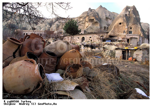 Cappadocia, Cities, Landscape, Pots, Turkey