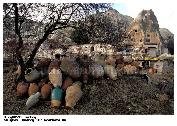 Cappadocia, Cities, Landscape, Pots, Turkey