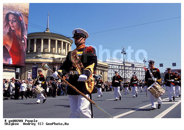 300-anniversary, Parade, Russia, Saint Petersburg, genre, military orchestras
