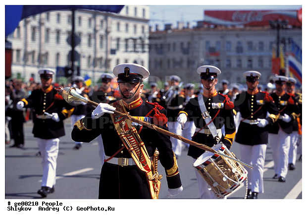 300-anniversary, Parade, Russia, Saint Petersburg, genre, military orchestras