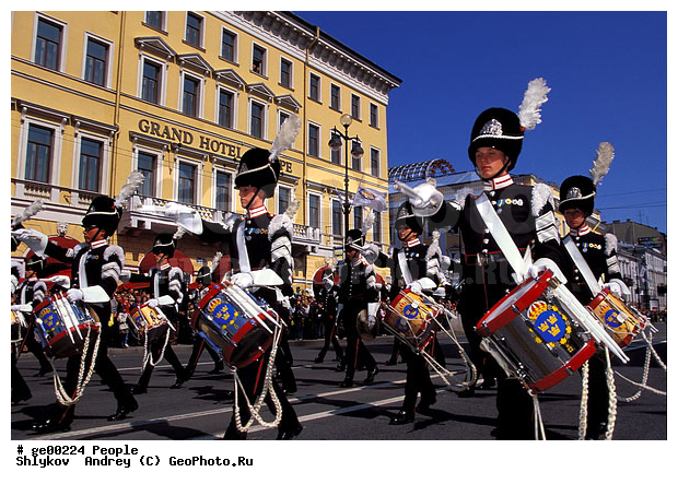 300-anniversary, Parade, Russia, Saint Petersburg, genre, military orchestras