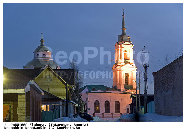 Elabuga, Pokrovskaya, Povoljie, Russia, Tatarstan, Volga Region, church