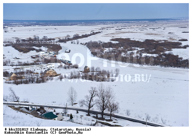 Elabuga, Povoljie, Russia, Tatarstan, Toyma, Volga Region, reka