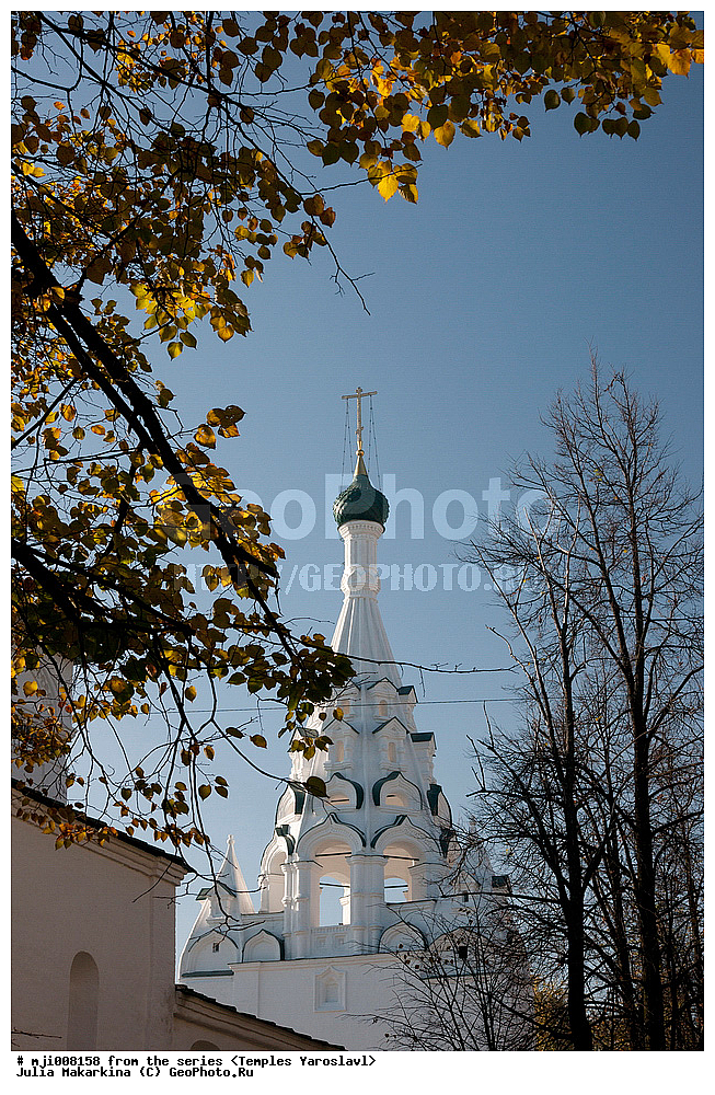 Ярославль, город, храм, церковь, архитектура, РПЦ, городской пейзаж, осень, церковь Гурия, Самона и Авива, Рождественский приход