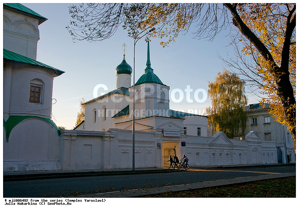 Ярославль, город, храм, церковь, архитектура, РПЦ, городской пейзаж, монастырь, собор, мужской монастырь, Кирилло-Афанасьевский мужской монастырь, собор Кирилла и Афанасия