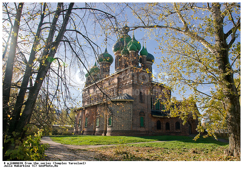 Ярославль, город, храм, церковь, архитектура, РПЦ, городской пейзаж, Толчково, церковь Иоанна редтечи, осень, церковь Усекновения Главы Иоанна Предтечи