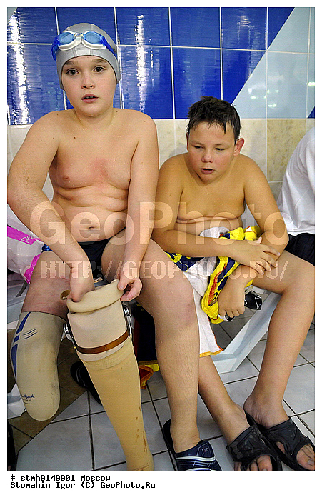 "Third, Moscow, Paraspartakiada, people, disabilities, physical, features, competitions, swimming, family, fitness, complex, ""New, generation, -, Veshnyaki"" picture :, participants of the competition"