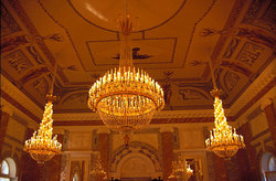 Ceiling of the central hall of a palace of grand duke Konstantin
