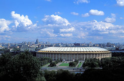 Panorama of city of Moscow