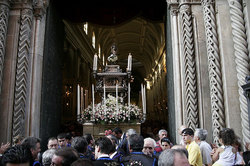 Italy, Palermo: Saint Rosalia Religious procession