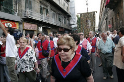 Italy, Palermo: Saint Rosalia Religious procession