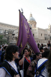 Italy, Palermo: Saint Rosalia Religious procession
