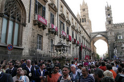 Italy, Palermo: Saint Rosalia Religious procession