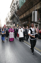Italy, Palermo: Saint Rosalia Religious procession