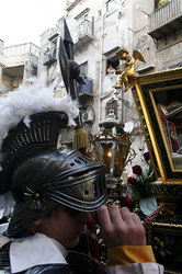 Italy, Palermo: Religious procession for Holy Friday