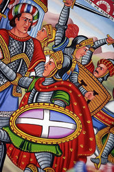 Traditional painting of Sicilian Carretto by Ducato painters