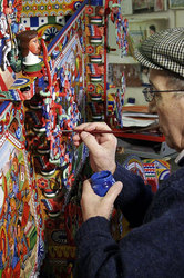 Traditional painting of Sicilian Carretto by Ducato painters