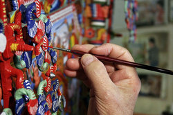Traditional painting of Sicilian Carretto by Ducato painters