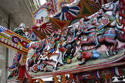 Traditional painting of Sicilian Carretto by Ducato painters