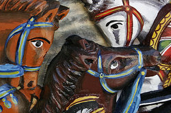 Traditional painting of Sicilian Carretto by Ducato painters