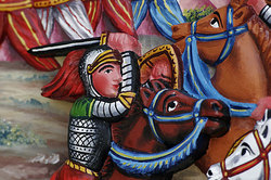 Traditional painting of Sicilian Carretto by Ducato painters