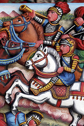 Traditional painting of Sicilian Carretto by Ducato painters