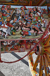 Traditional painting of Sicilian Carretto by Ducato painters