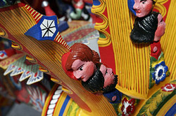 Traditional painting of Sicilian Carretto by Ducato painters