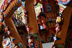 Traditional painting of Sicilian Carretto by Ducato painters