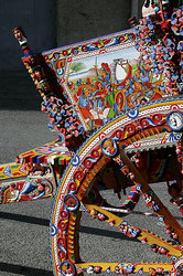 Traditional painting of Sicilian Carretto by Ducato painters