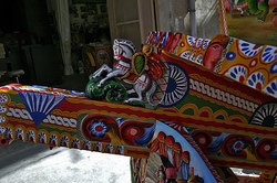 Traditional painting of Sicilian Carretto by Ducato painters