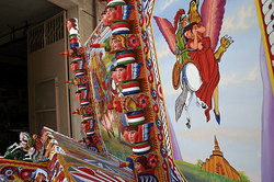 Traditional painting of Sicilian Carretto by Ducato painters