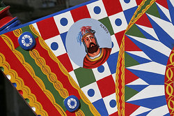 Traditional painting of Sicilian Carretto by Ducato painters