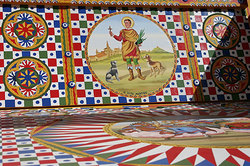 Traditional painting of Sicilian Carretto by Ducato painters