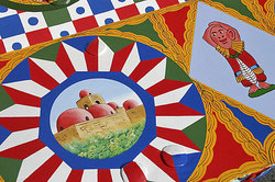 Traditional painting of Sicilian Carretto by Ducato painters
