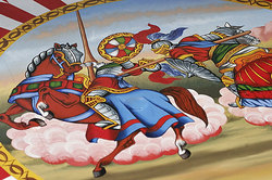 Traditional painting of Sicilian Carretto by Ducato painters