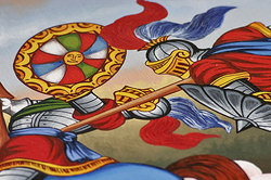 Traditional painting of Sicilian Carretto by Ducato painters