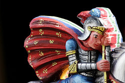 Traditional painting of Sicilian Carretto by Ducato painters