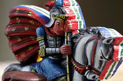 Traditional painting of Sicilian Carretto by Ducato painters