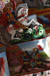 Traditional painting of Sicilian Carretto by Ducato painters