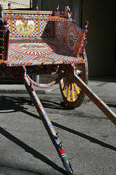 Traditional painting of Sicilian Carretto by Ducato painters