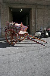 Traditional painting of Sicilian Carretto by Ducato painters