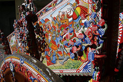 Traditional painting of Sicilian Carretto by Ducato painters
